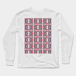 Pattern Geometry Pastel Long Sleeve T-Shirt